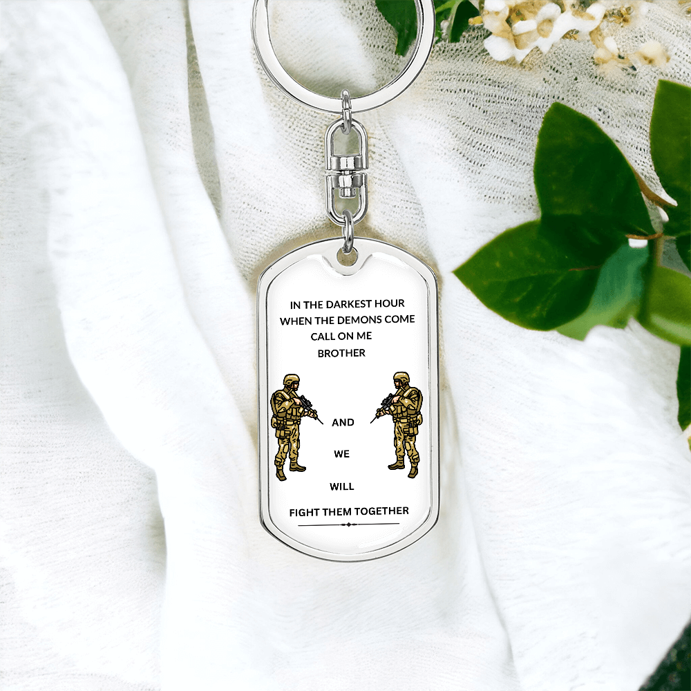 Militar Dog Tag | Call On Me Brother