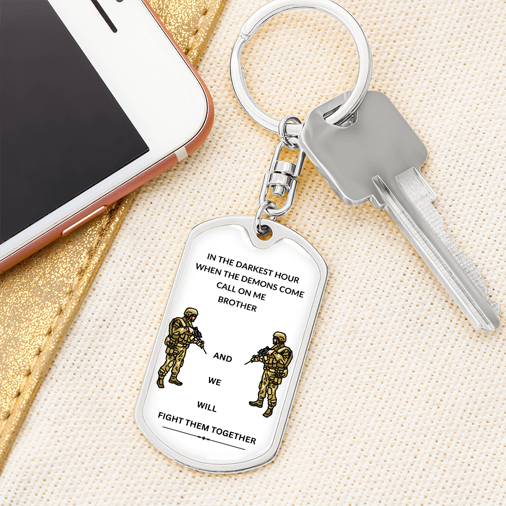 Militar Dog Tag | Call On Me Brother