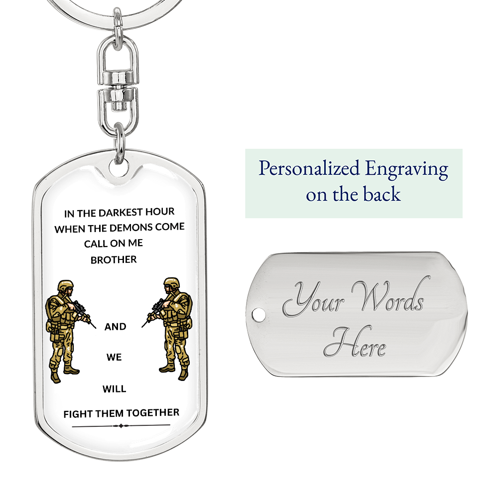 Militar Dog Tag | Call On Me Brother