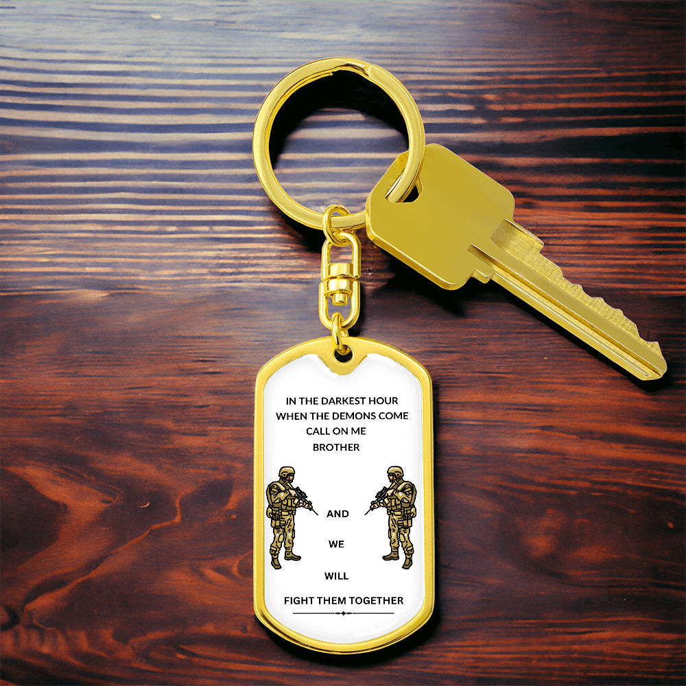 Militar Dog Tag | Call On Me Brother