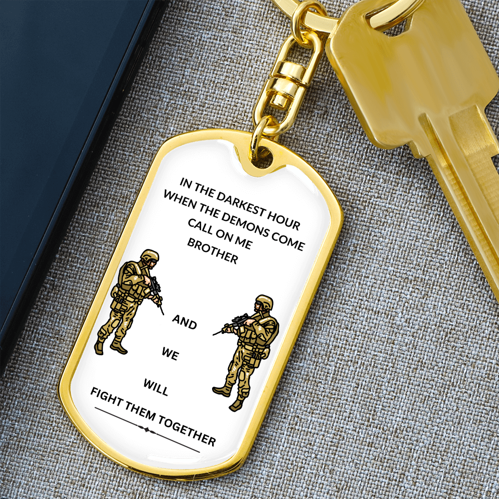 Militar Dog Tag | Call On Me Brother