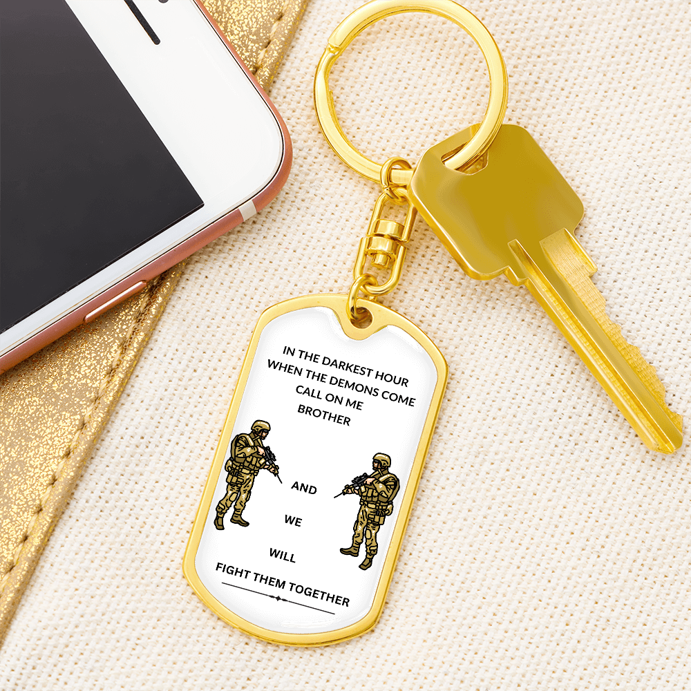 Militar Dog Tag | Call On Me Brother