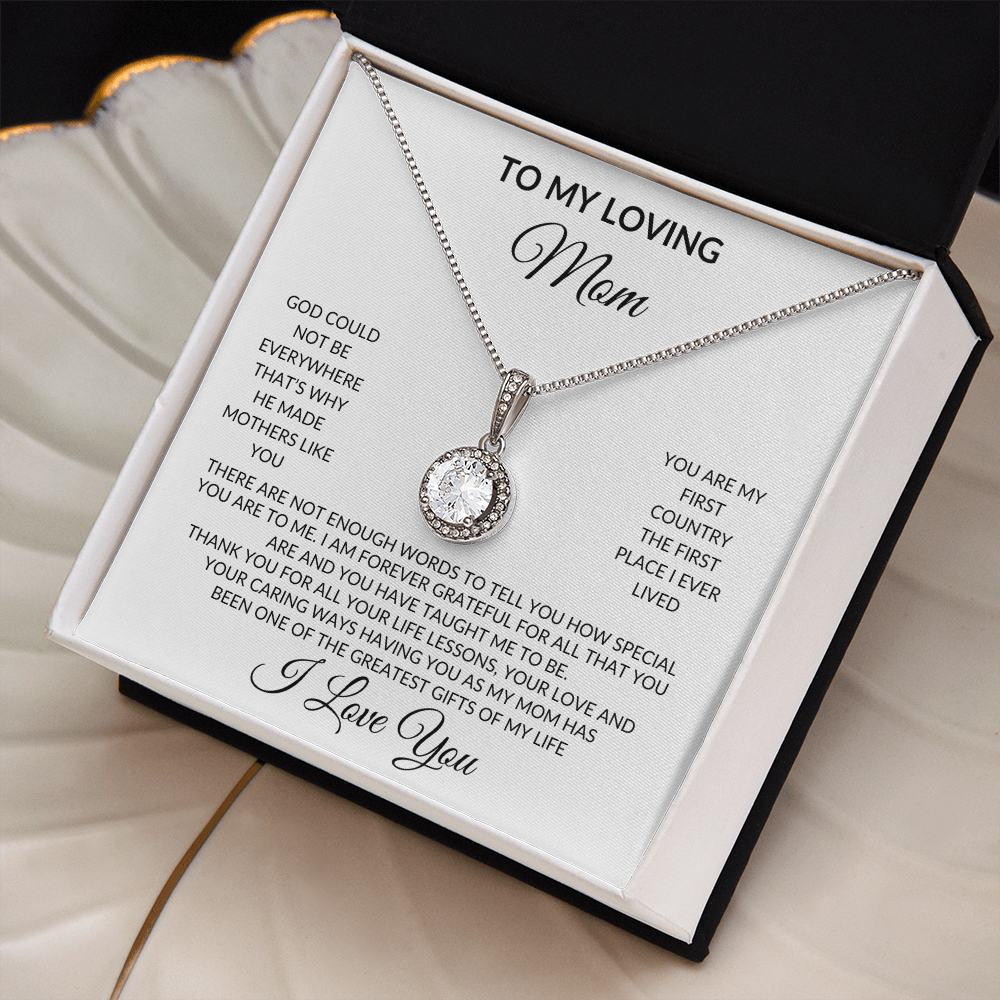 To My Loving Mom | I Am Forever Grateful } Necklace