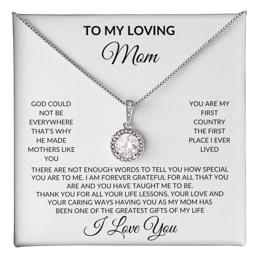 To My Loving Mom | I Am Forever Grateful } Necklace