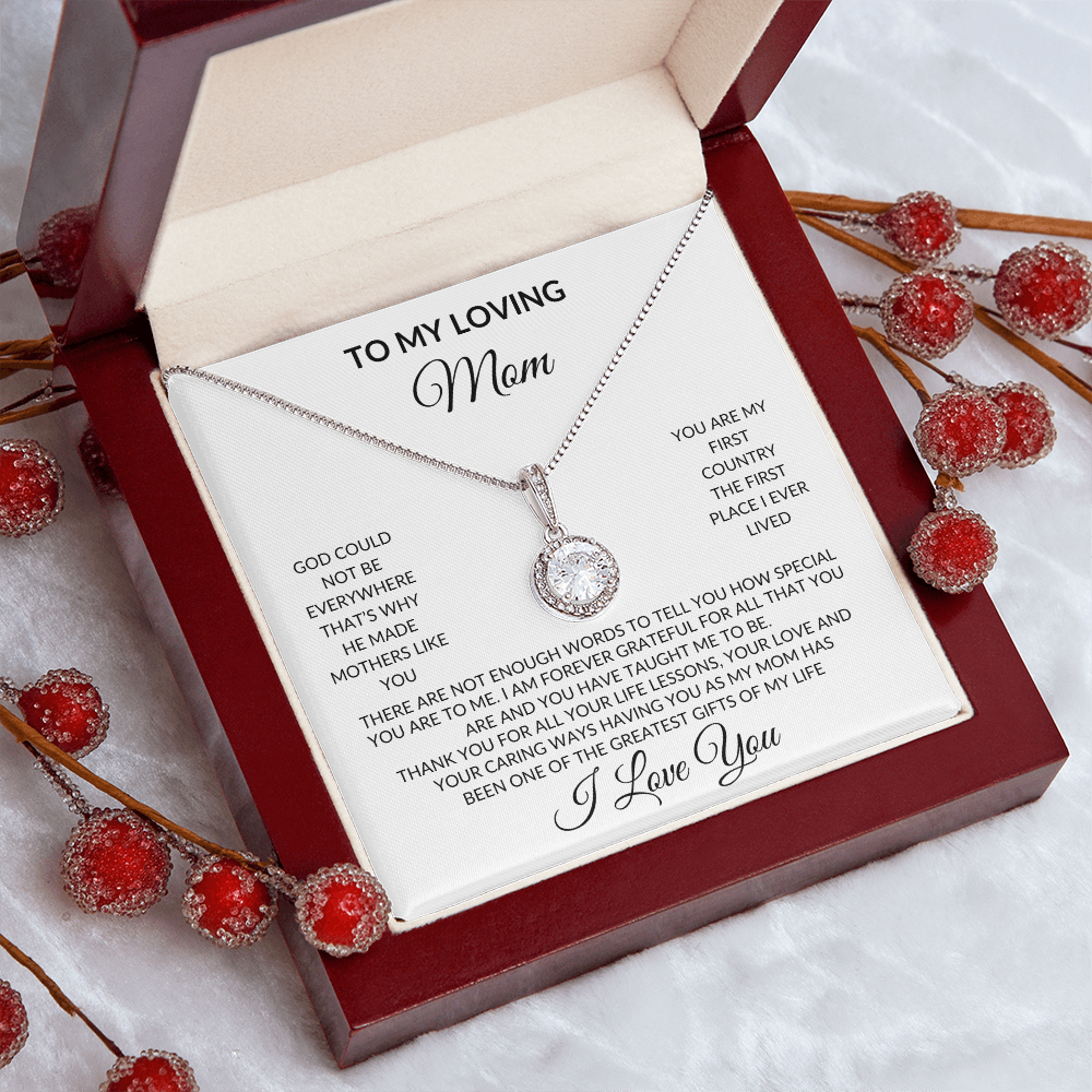 To My Loving Mom | I Am Forever Grateful } Necklace