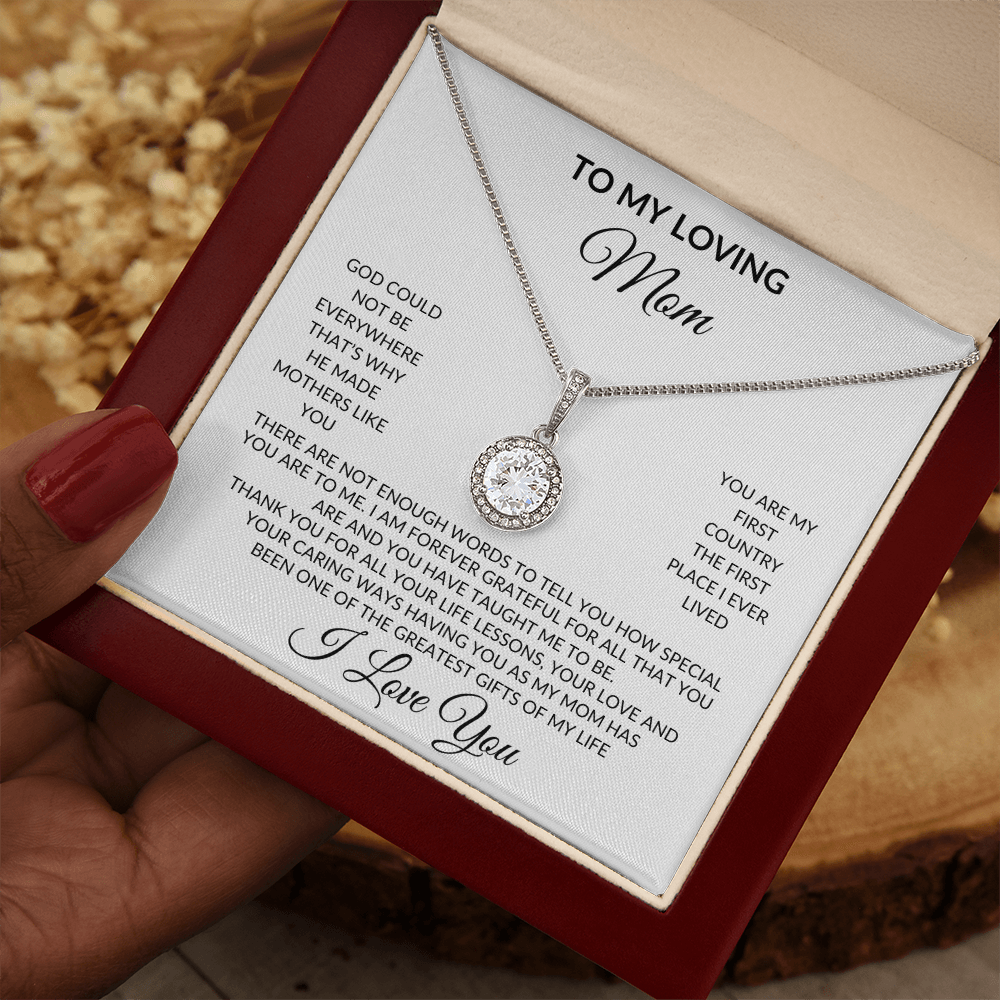 To My Loving Mom | I Am Forever Grateful } Necklace