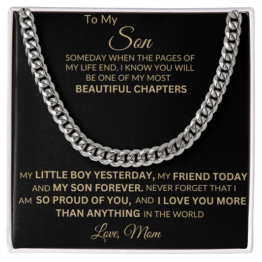 Son From Mom | Proud Of You Necklace