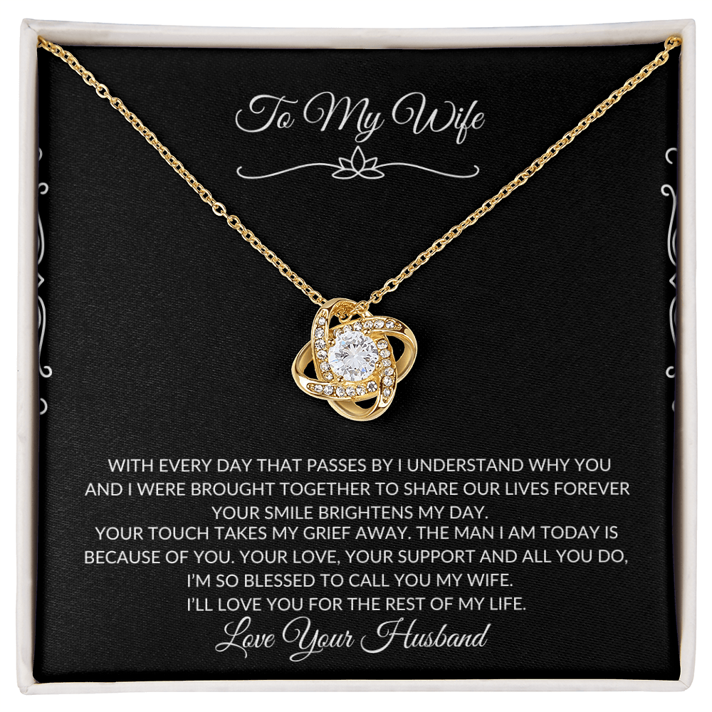 To My Wife | Love Knot Necklace