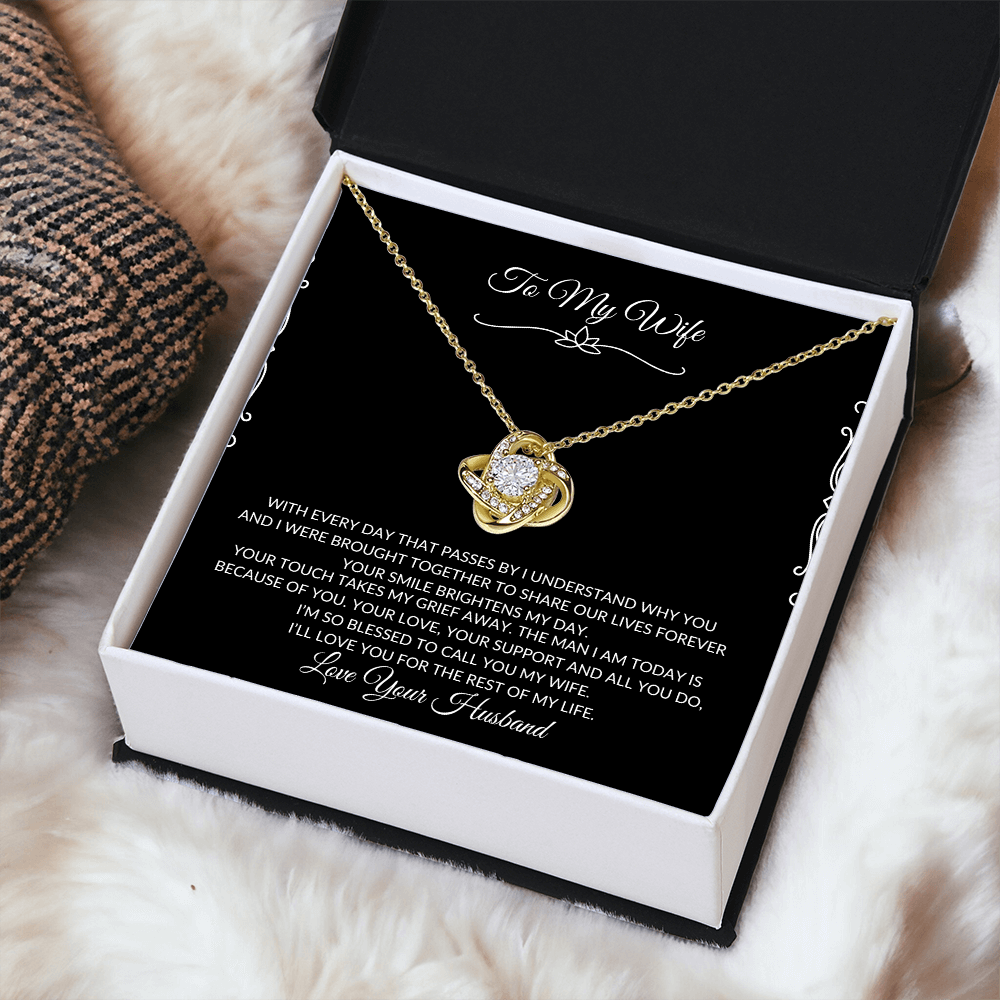 To My Wife | Love Knot Necklace