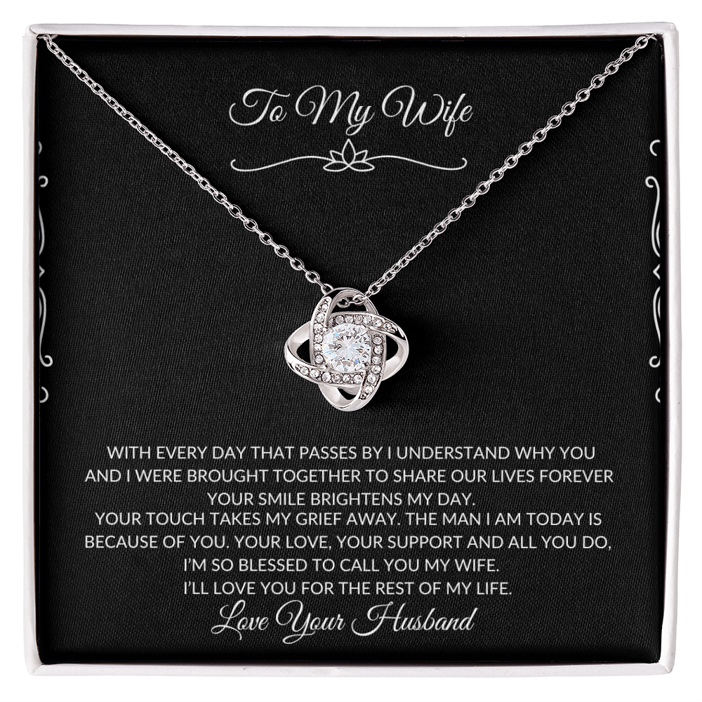 To My Wife | Love Knot Necklace