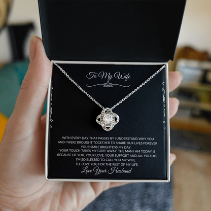 To My Wife | Love Knot Necklace