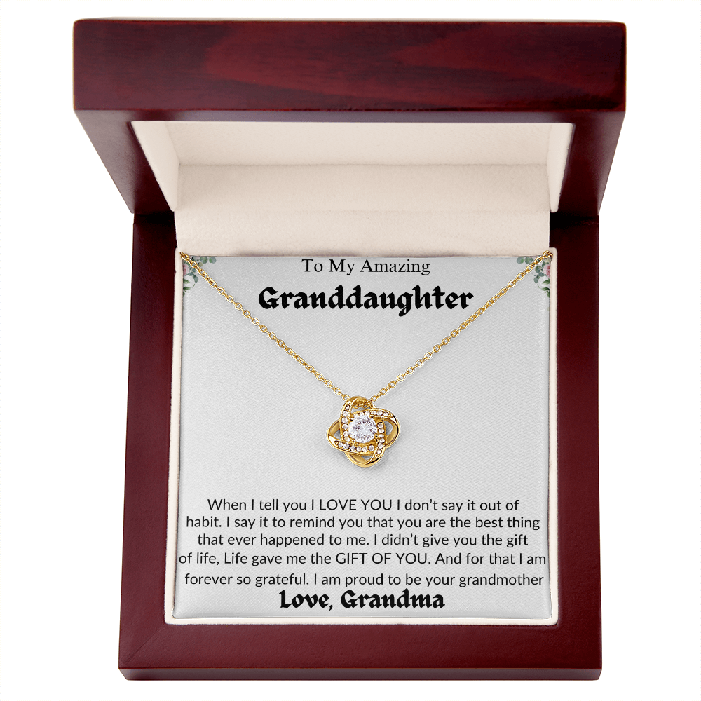 Amazing Granddaughter | Life Gave Me The Gift Of You | Love Grandma