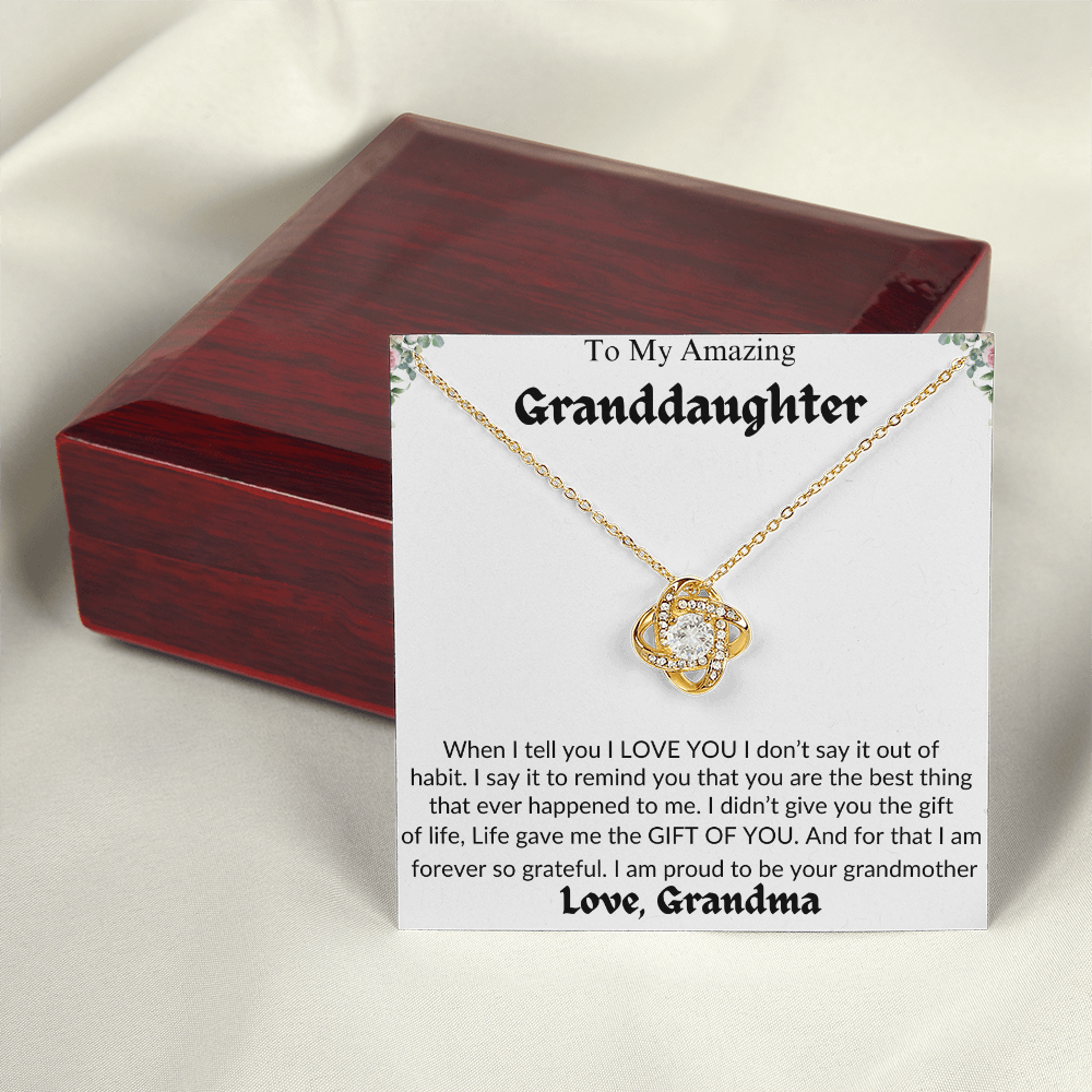 Amazing Granddaughter | Life Gave Me The Gift Of You | Love Grandma