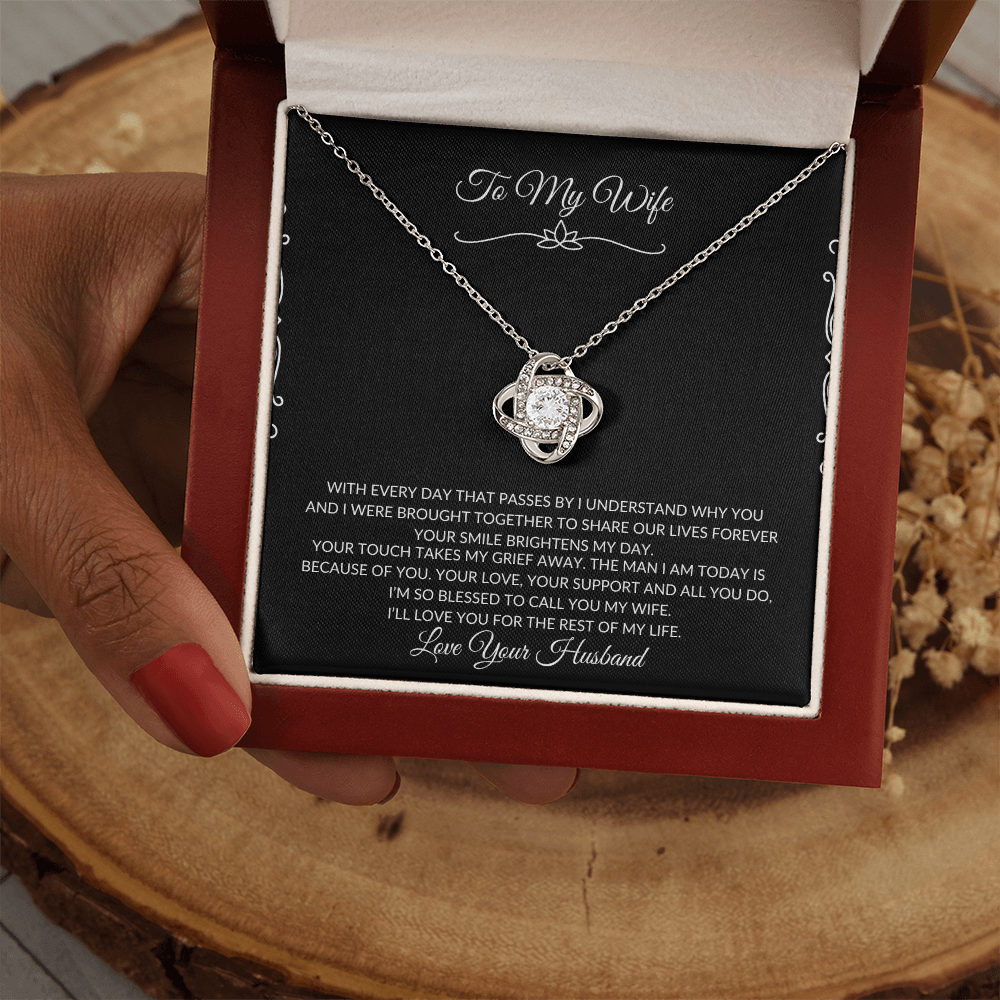 To My Wife | Love Knot Necklace