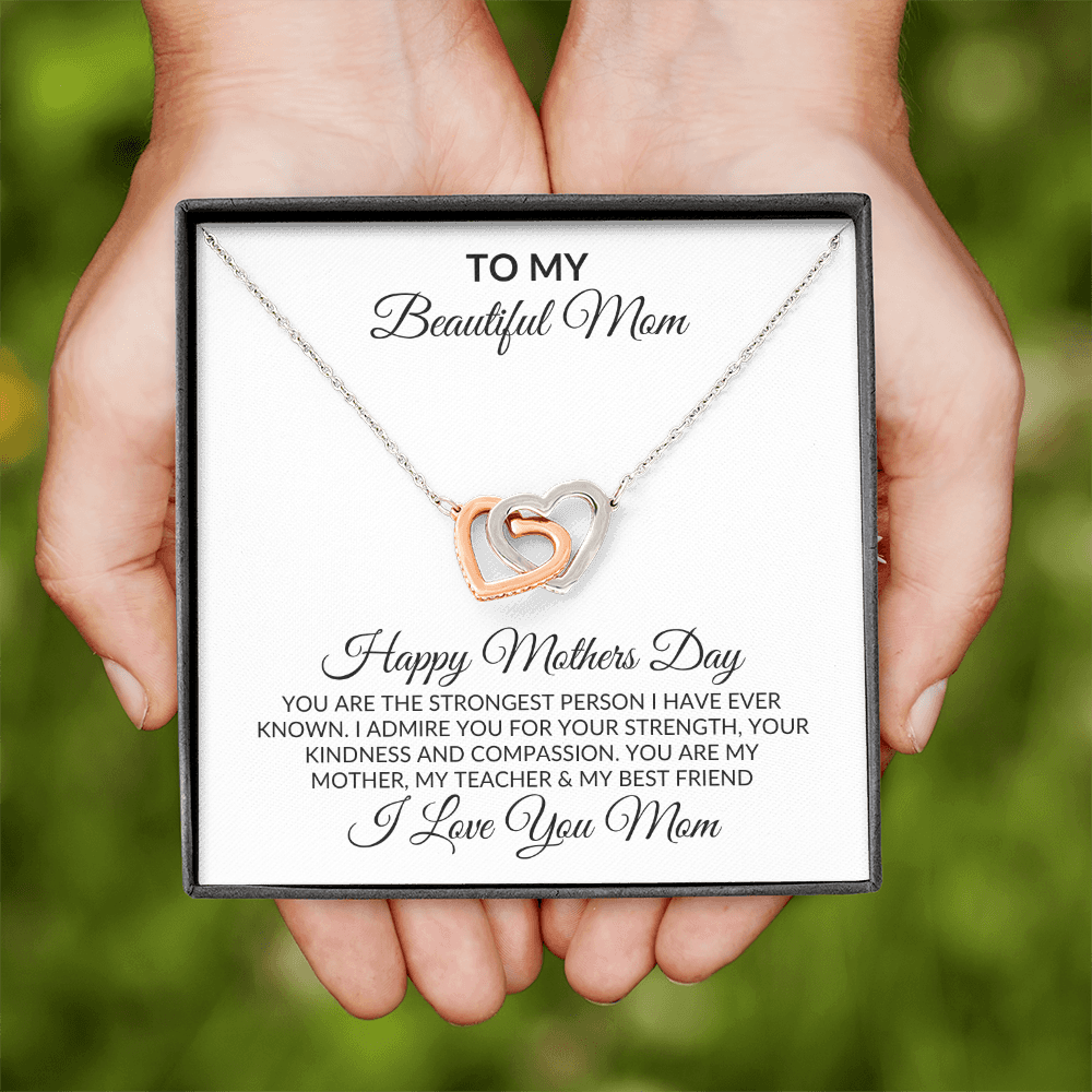 To My Beautiful Mom | Mothers Day | I admire You | Necklace