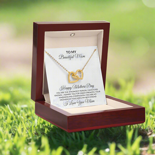 To My Beautiful Mom | Mothers Day | I admire You | Necklace