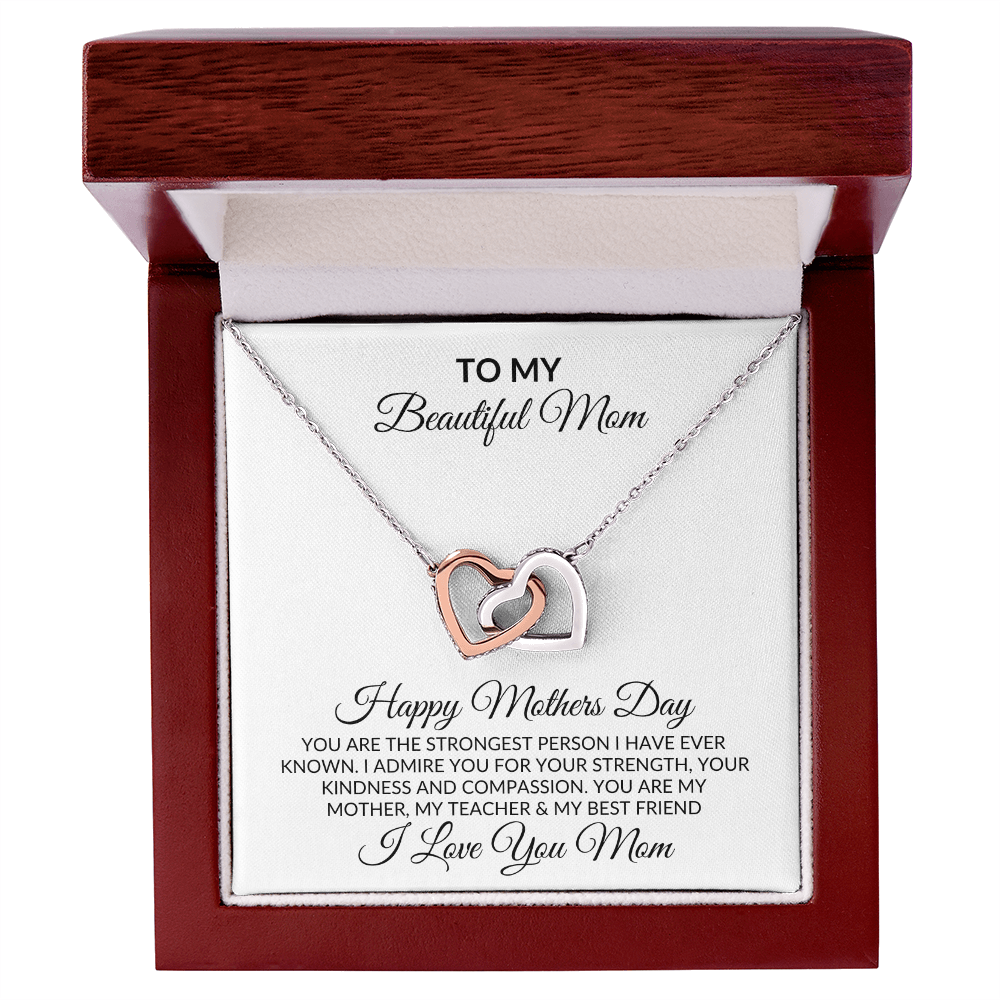 To My Beautiful Mom | Mothers Day | I admire You | Necklace