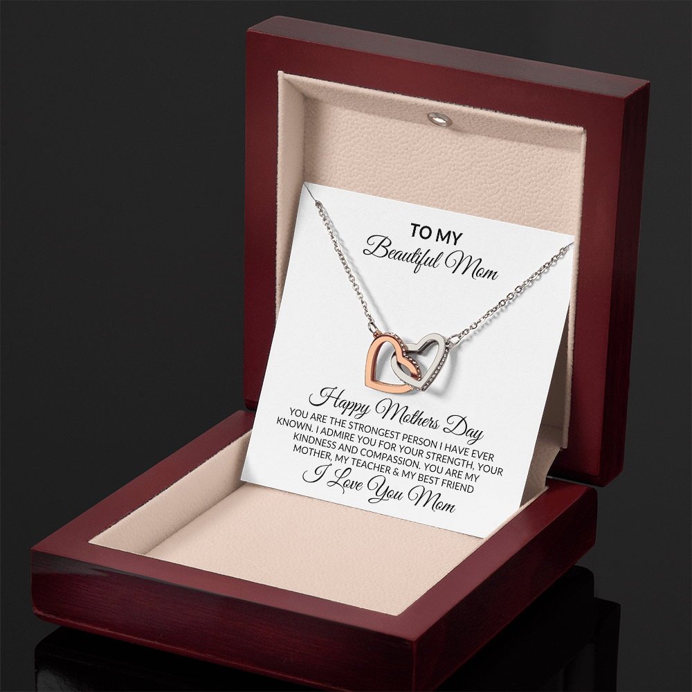 To My Beautiful Mom | Mothers Day | I admire You | Necklace